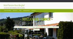 Desktop Screenshot of hotel-berghof-hellenthal.de